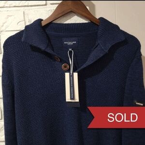 🔥 SOLD 🔥Salt & Lime Men's Blue Polo Shirt